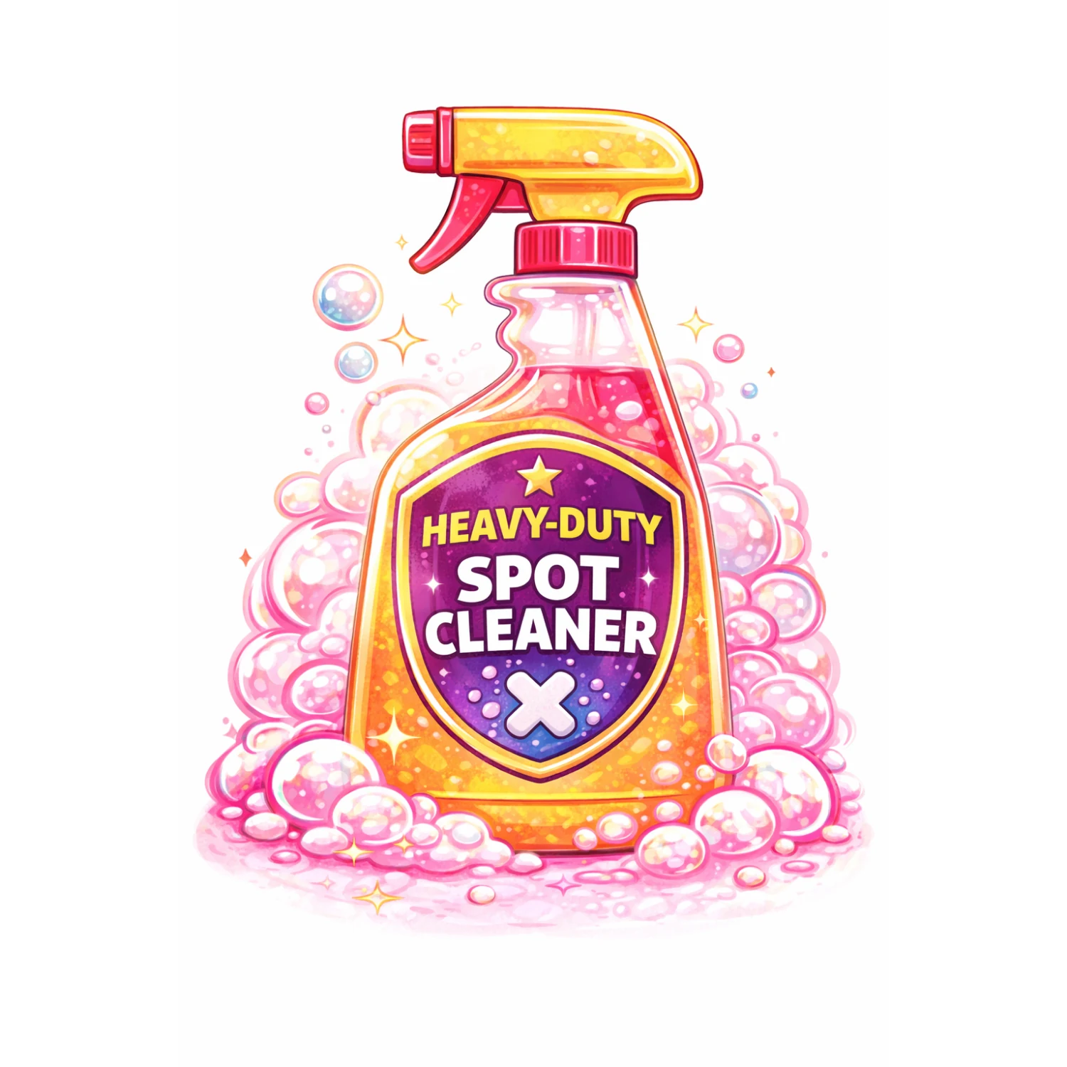Heavy-duty spot cleaner bottle